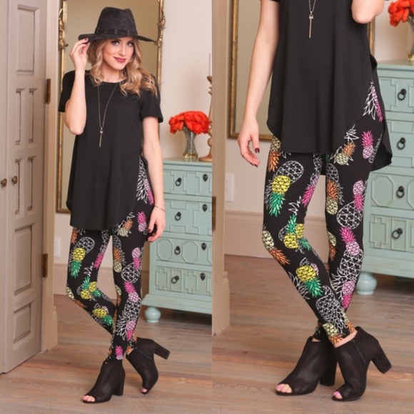Infinity Raine Pants - LAST PAIR Pineapple Onesize Leggings